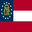 Small falg of Georgia