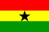 bandera pequeña de Ghana