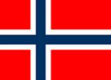 bandera pequeña de Noruega
