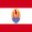 bandera pequeña de Polinesia Francesa