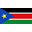 bandera pequeña de Sudán del Sur