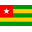 bandera pequeña de Togo