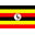 bandera pequeña de Uganda