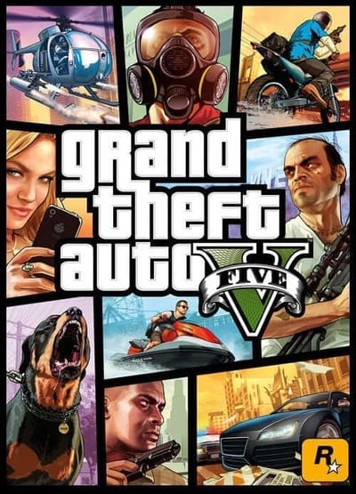 Carátula de GTA V Grand Theft Auto
