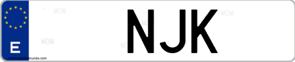 Matrícula NJK