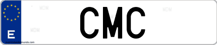 Matrícula de España CMC
