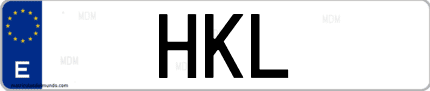 Matrícula de España HKL
