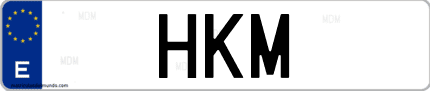 Matrícula de España HKM