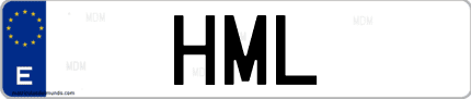 Matrícula de España HML