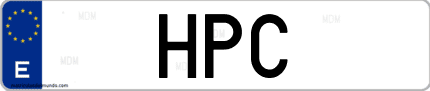 Matrícula de España HPC