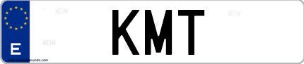 Matrícula de España KMT