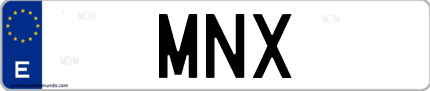Matrícula de España MNX