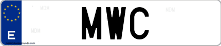 Matrícula de España MWC