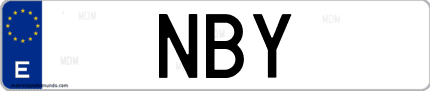 Matrícula de España NBY