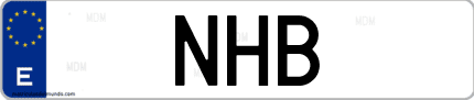 Matrícula de España NHB