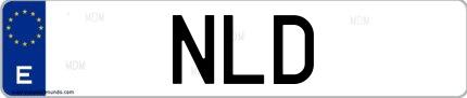 Matrícula de España NLD