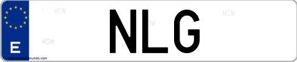 Matrícula de España NLG