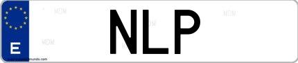 Matrícula de España NLP