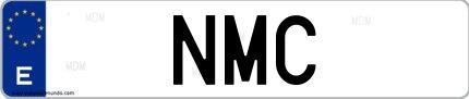 Matrícula de España NMC