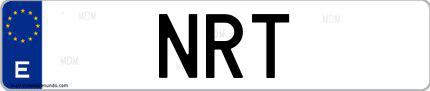 Matrícula de España NRT