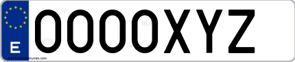 Fecha de matrícula de coche de españa