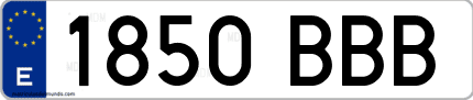 Primera matrícula de coche de Alicante en el año 2000 del nuevo sistema