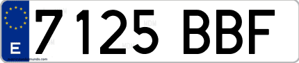 Primera matrícula de coche de Soria en el año 2000 del nuevo sistema