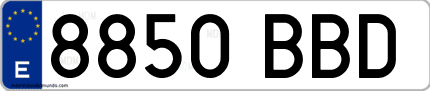 Primera matrícula de coche de Asturias en el año 2000 del nuevo sistema