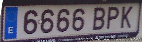 matricula 6666