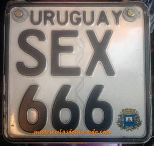 matricula coche uruguay montevideo curiosa