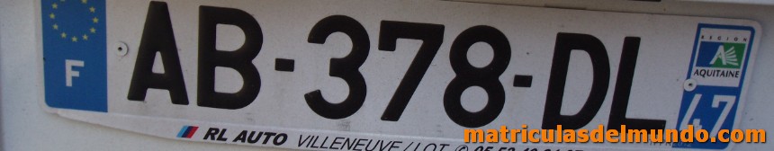 matrícula actual de Francia de Lot-et-Garonne 47