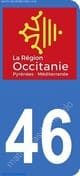 Logo departamento Lot 46 matrícula Francia