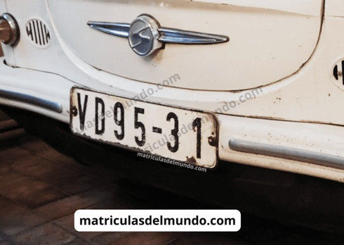 Matrícula de coche de Alemania Oriental 