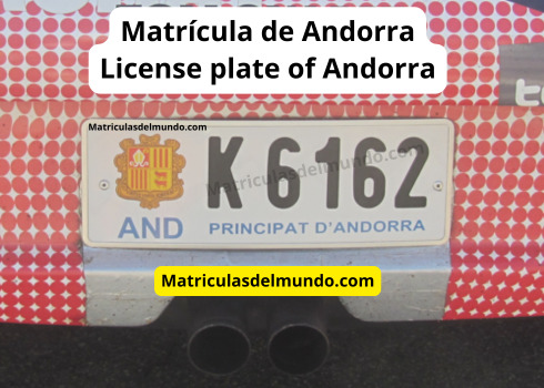 Matrícula de coche de Andorra