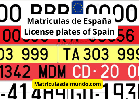 Matrícula de coche de España