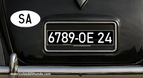 Matrícula de coche de Protectorado del Sarre