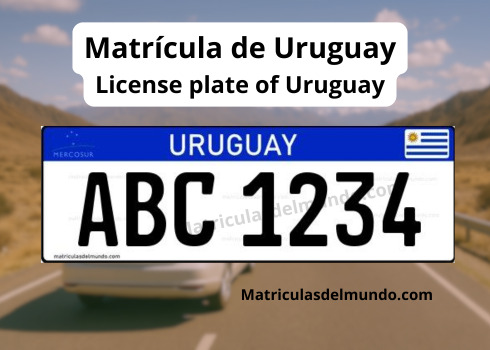 Matrícula de coche de Uruguay