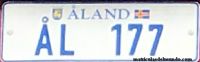 Matrícula de Islas Aland desde 1992