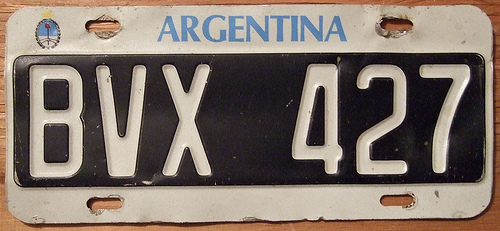 matrícula argentina sistema antiguo