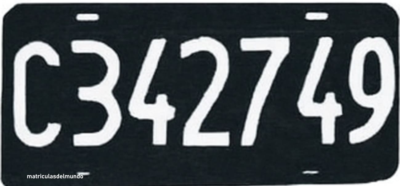 Ejemplo de patente antigua de Argentina hasta 1994