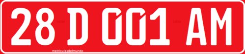 matricula roja armenia