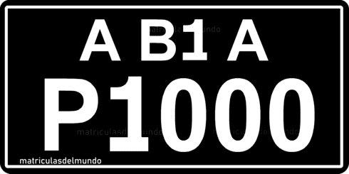Current Maldives black car license plate in Asia