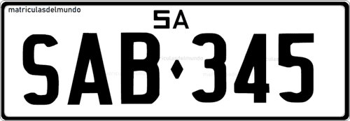 South Australia license plate until 1981