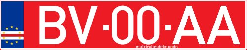 matrícula roja libre de impuestos de Cabo Verde
