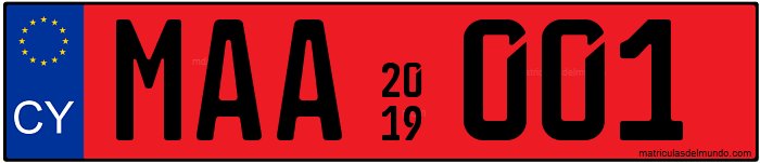 matricula roja chipre