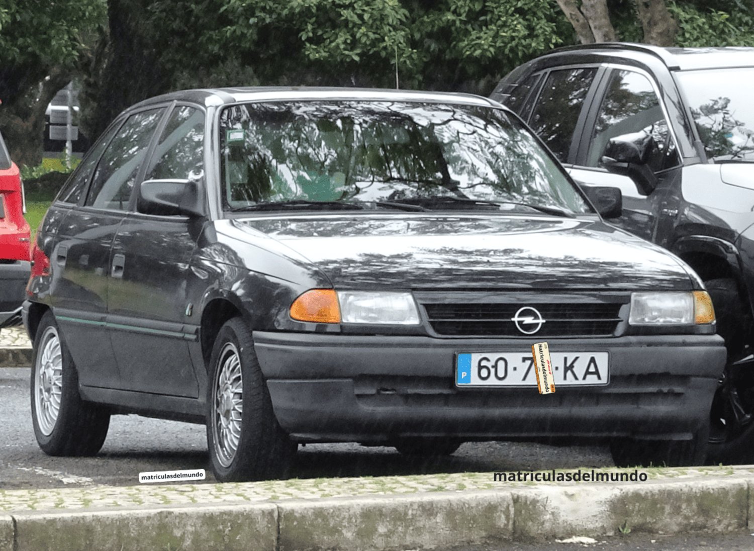 Matrícula de Opel Astra