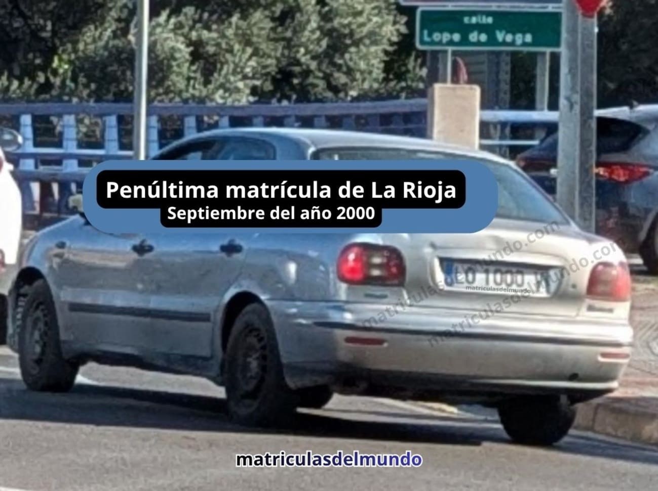 Fotografía de la matrícula más cercana al último en La Rioja