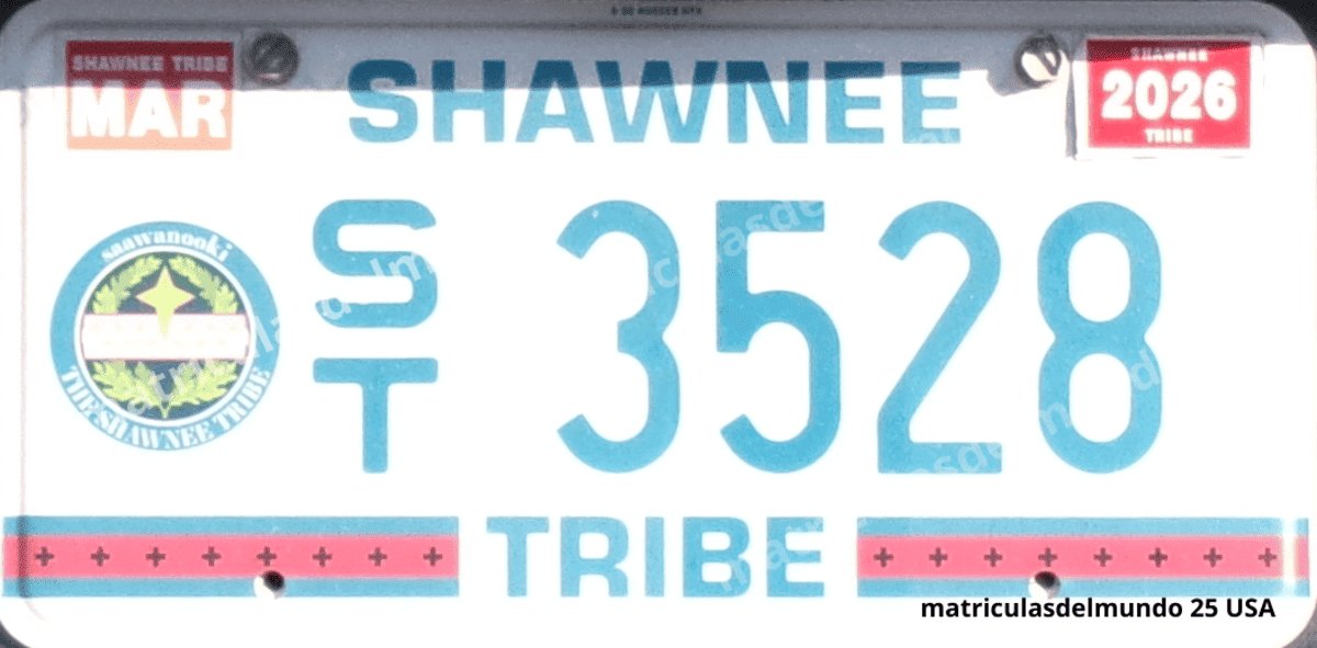 Imagen de matrícula de la Tribu Shawnee