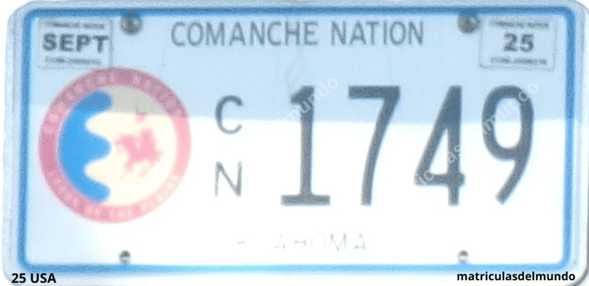 Imagen de matrícula de la Nación Comanche