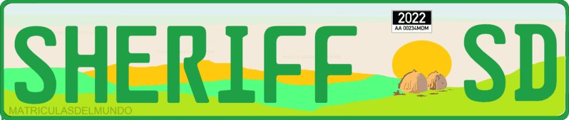 Eswatini Swaziland personalized car license plate